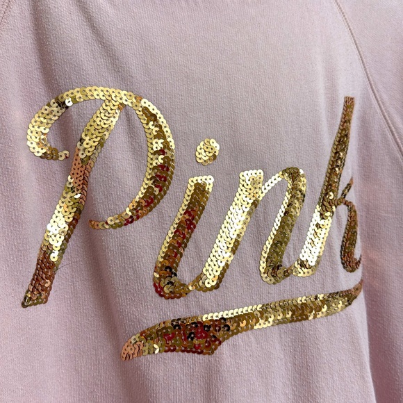 PINK Victoria’s Secret Sequin Hoodie - Picture 2 of 5